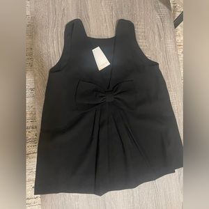 French Connection Sleeveless Shirt with a Ribbon on the back